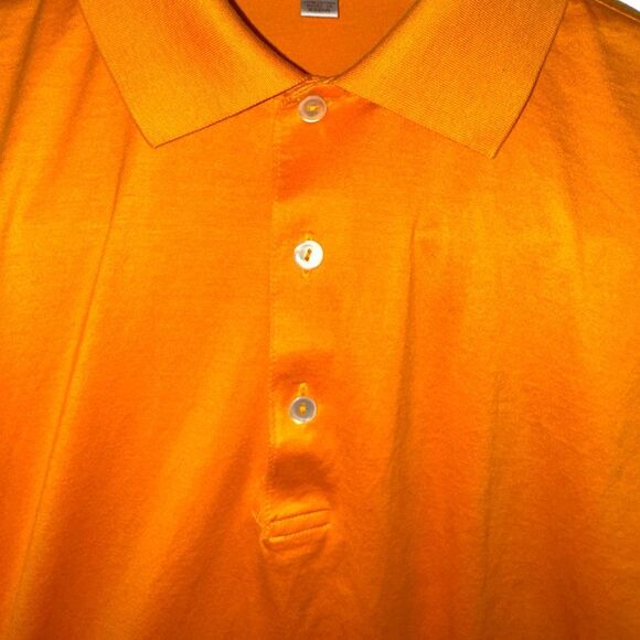 Peter Millar University Orange Mercerized Corton Golf Polo Shirt S - Picture 3 of 8